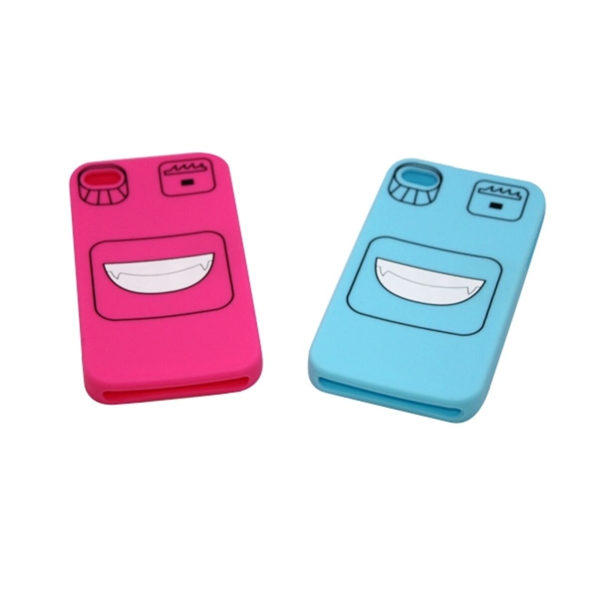 Silikonskal för iPhone Ansikten - 3