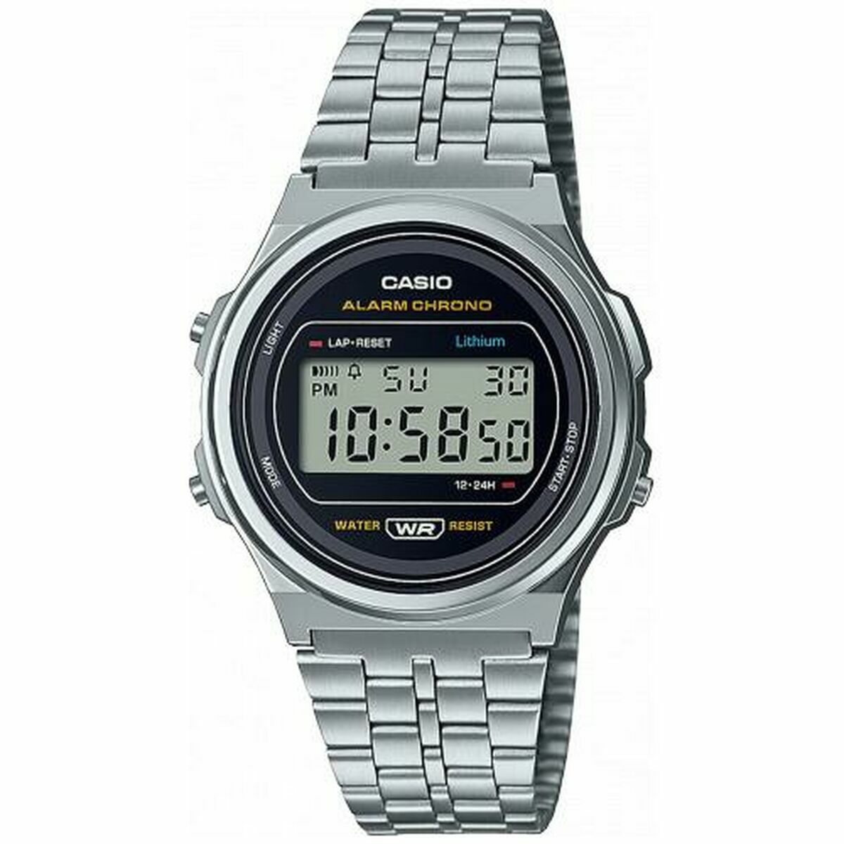 Unisexklocka Casio A171WE-1AEF Silvrig
