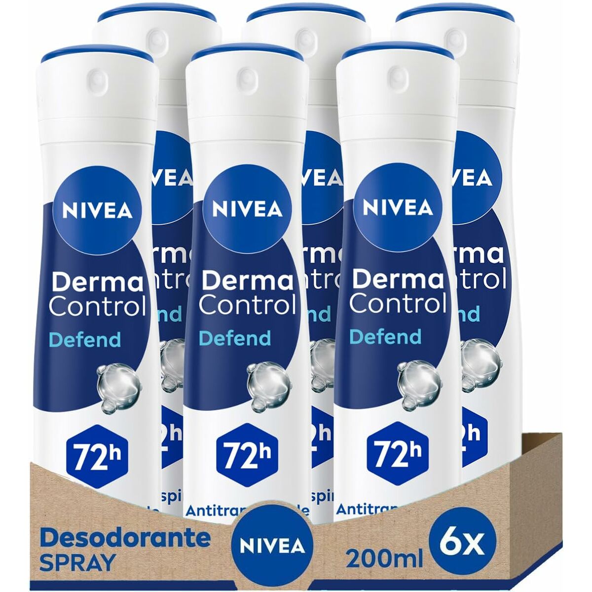 Deodorantspray Nivea DERMA CONTROL 200 ml - 2