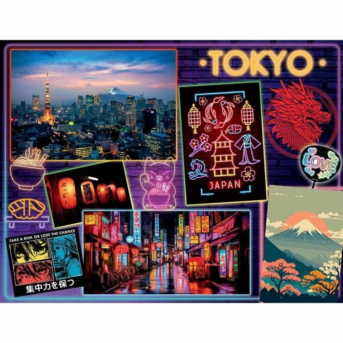 Pussel Ravensburger Découverte de Tokyo 2000 Delar - 2
