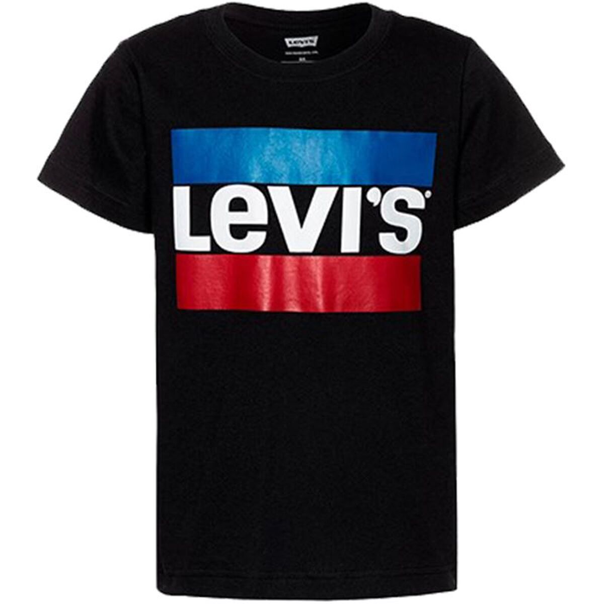 Barn T-shirt med kortärm Levi's LVB-SPORTSWEAR LOGO TEE Svart