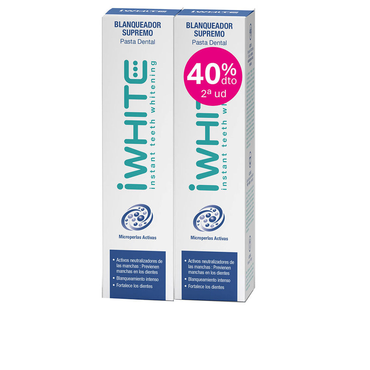 Tandkräm Whitening iWhite Supreme 2 x 75 ml
