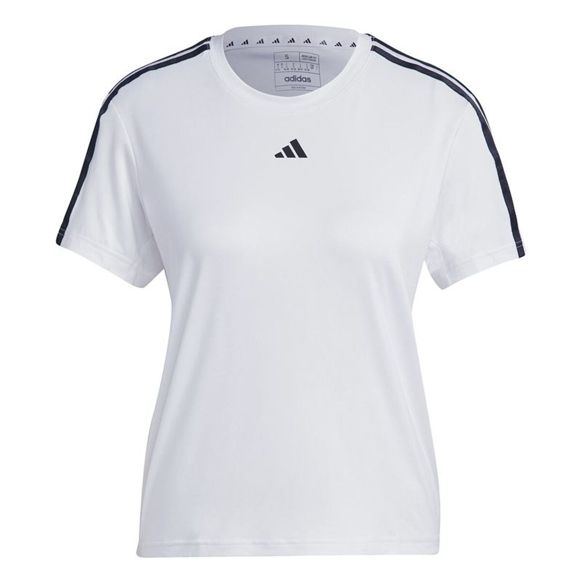 T-shirt med kortärm Dam Adidas IC5040 Vit (S)