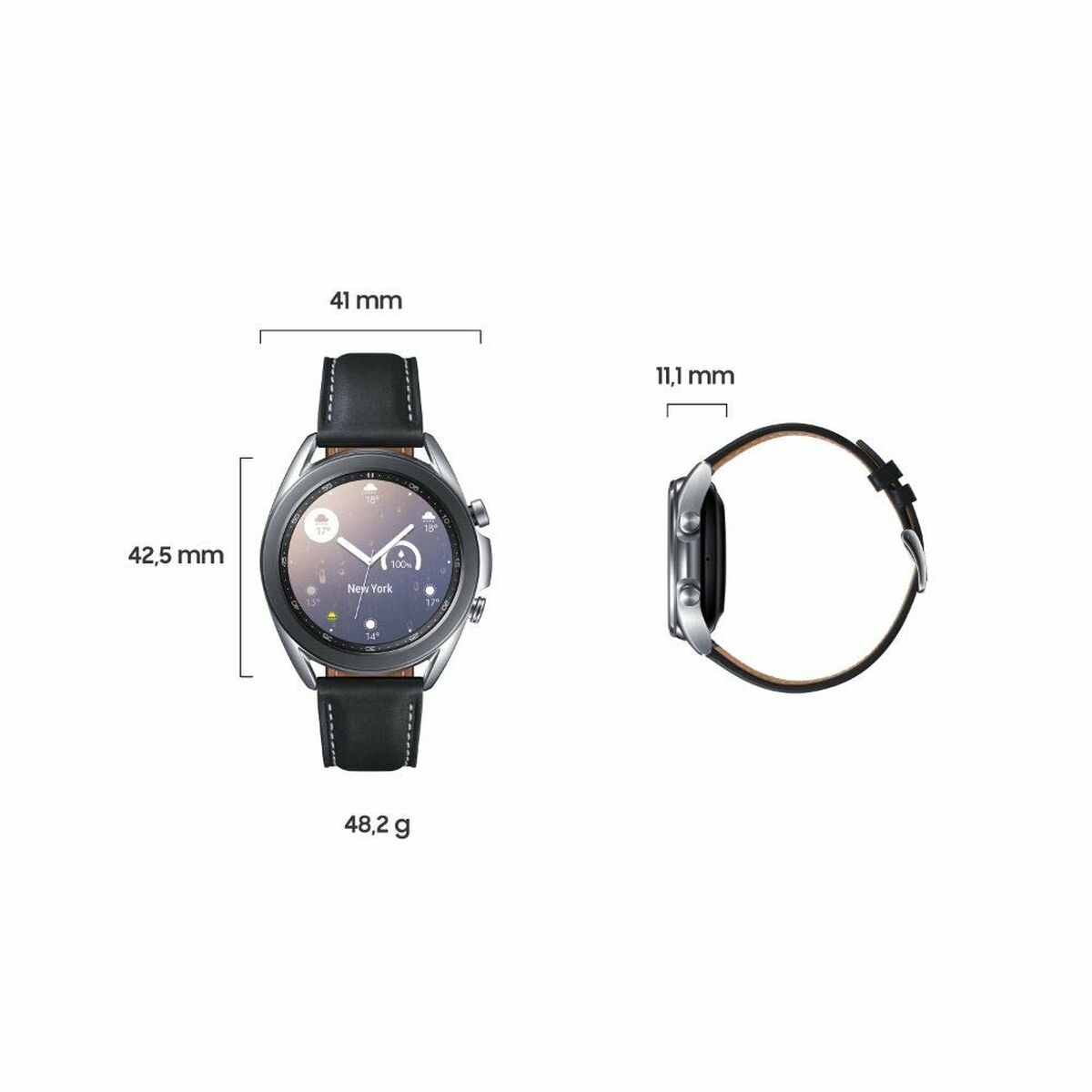 Smartklocka Samsung Galaxy Watch 3 (Renoverade A+) - 2