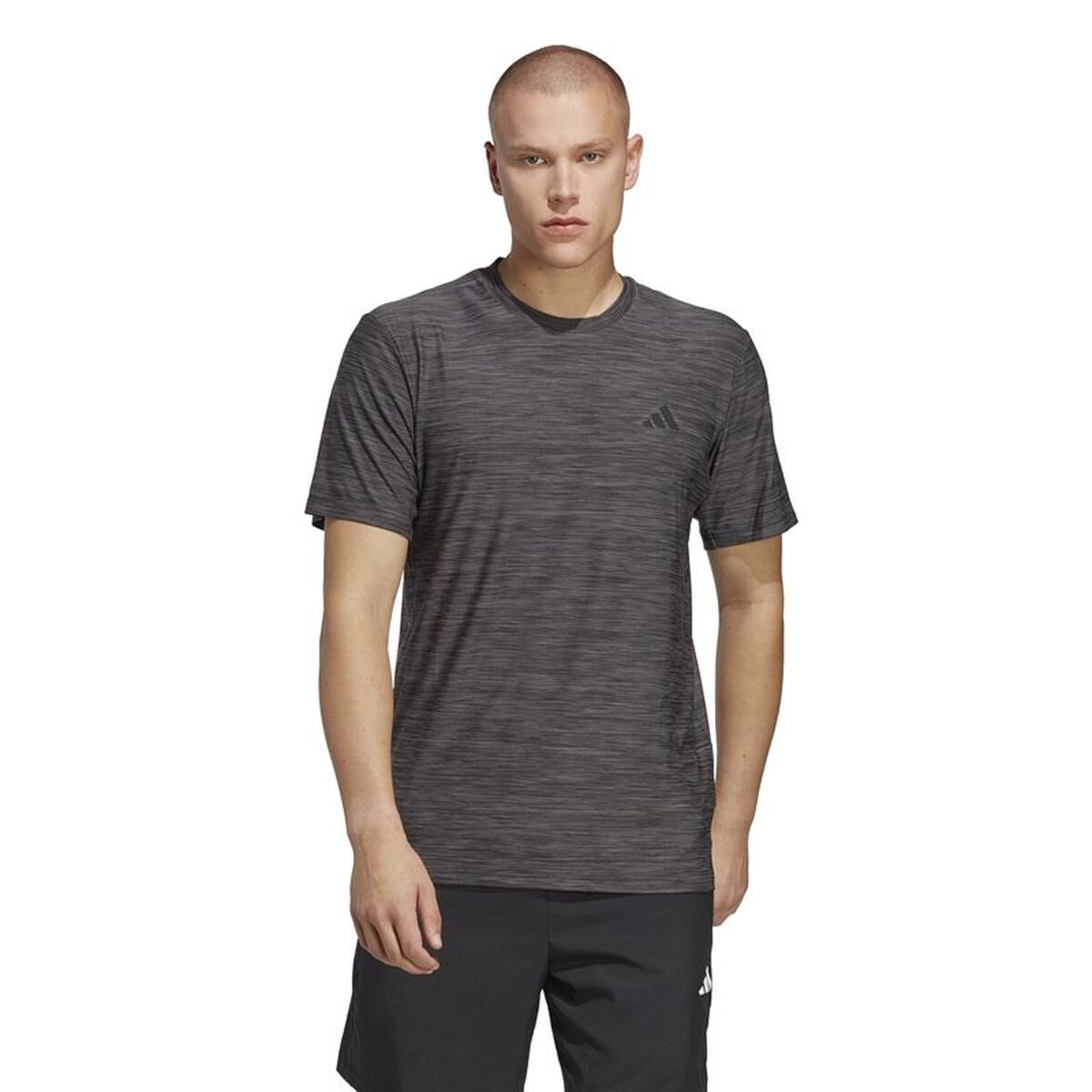 T-shirt med kortärm Herr Adidas IC7418 Mörkgrå (S) - 2