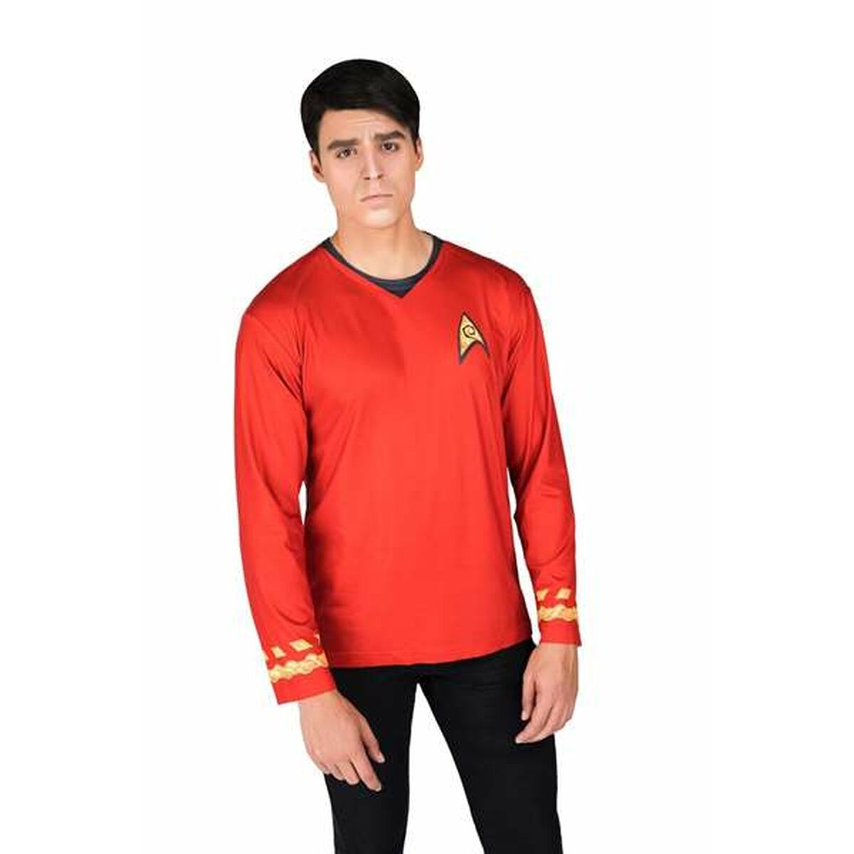 Maskeraddräkt för barn My Other Me Star Trek Scotty T-shirt Röd - 2