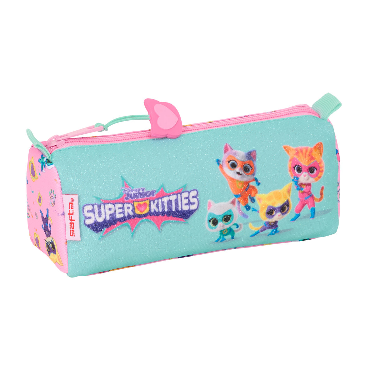 Bag SuperKitties Rosa Turkos 21 x 8 x 7 cm