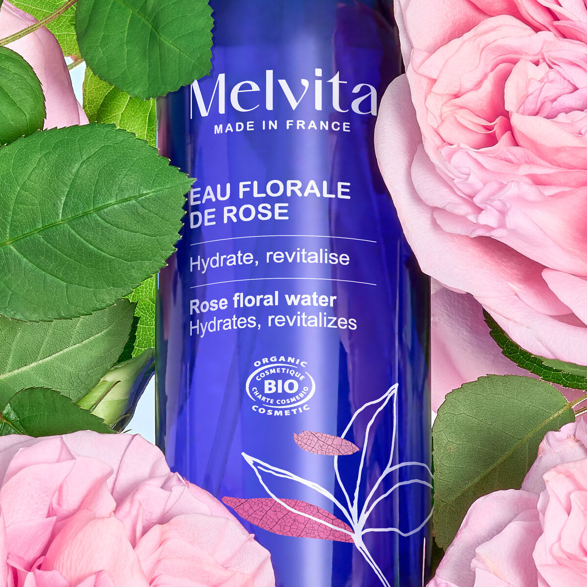 Rengörande ansiktsgel Melvita EAU DE FLEURS 400 ml - 3