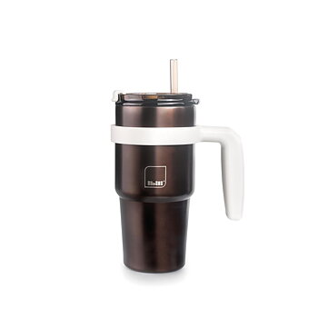Mugg med handtag Ibili 669005 Grå Rostfritt stål