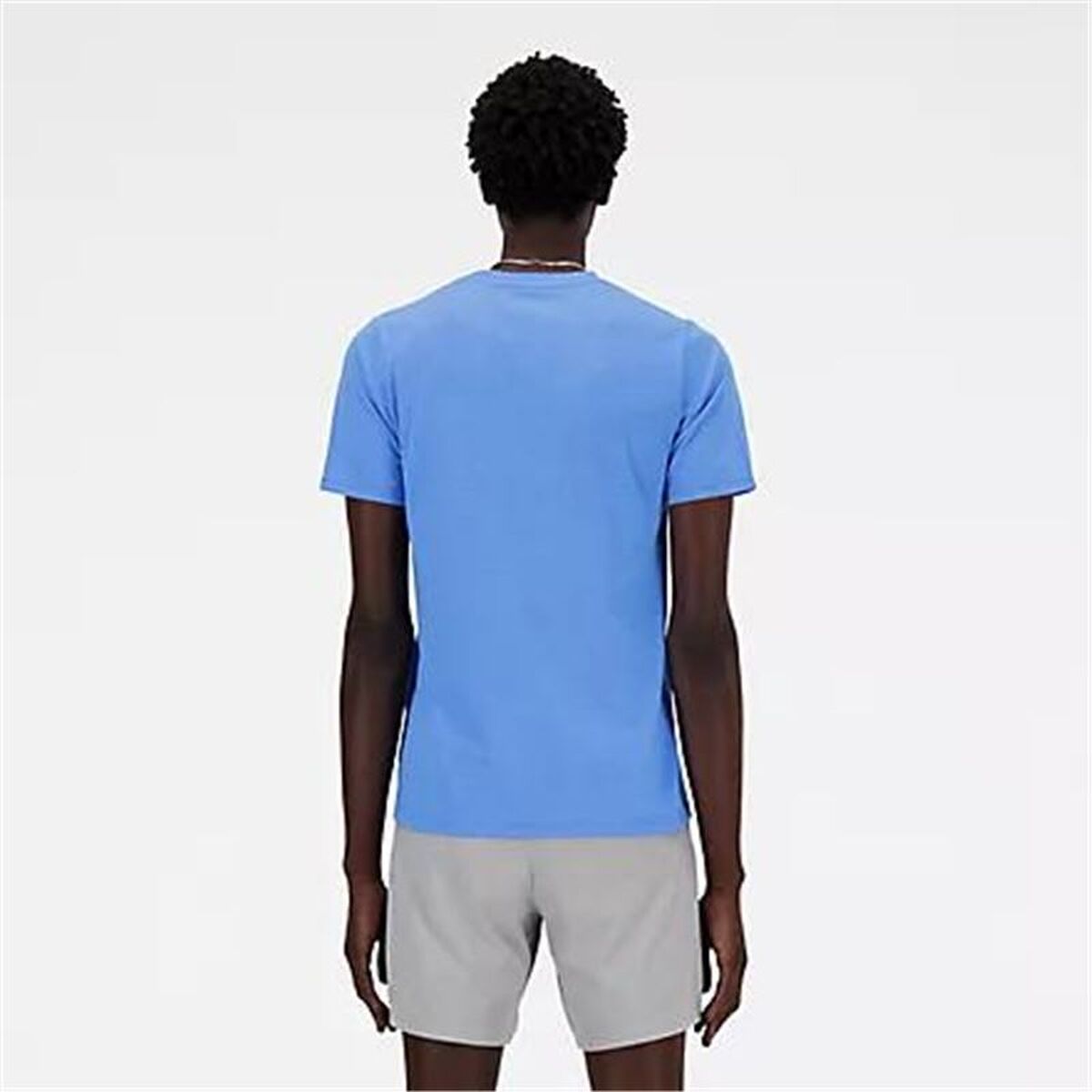 T-shirt med kortärm Herr New Balance MT41070_BIA Indigo (L) - 2