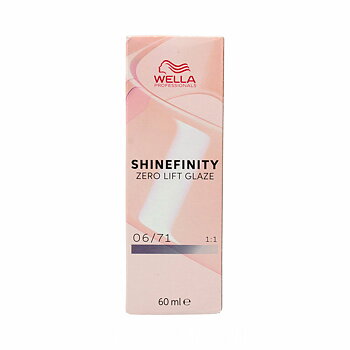Permanent hårfäg Wella Shinefinity Nº 06/71 (60 ml)
