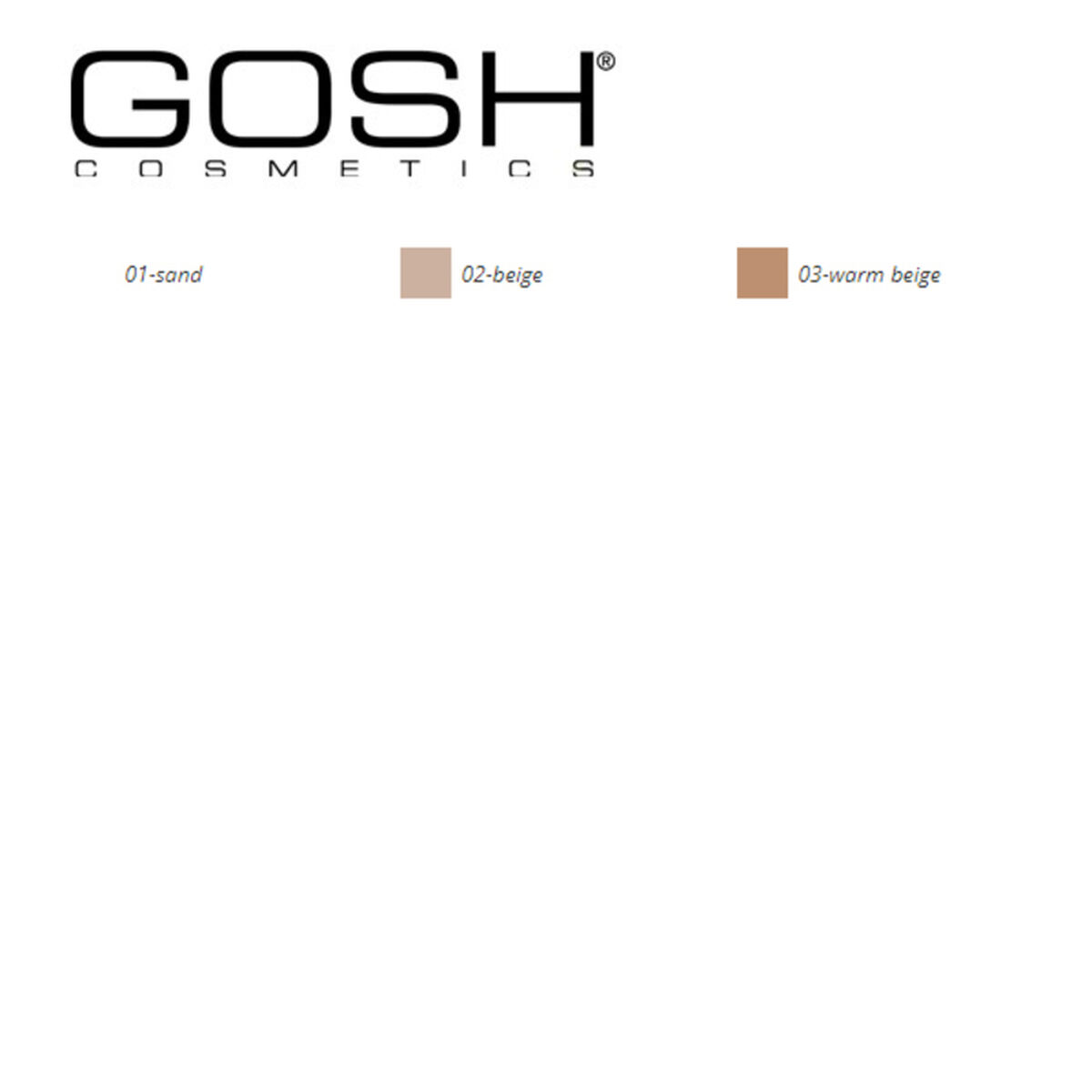 Foundationkräm BB Cream Gosh Copenhagen 30 ml - 3