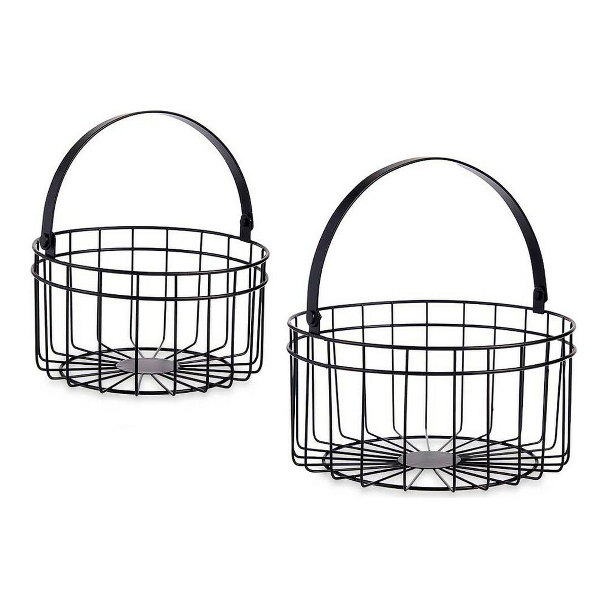Korg - set Gift Decor Svart Metall
