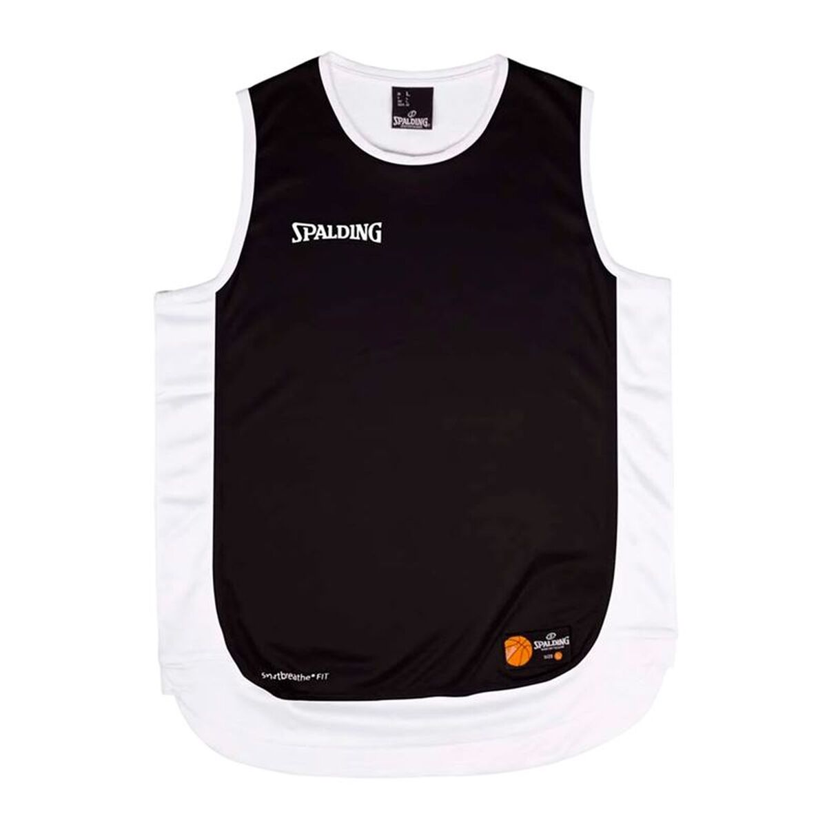 Baskettröja Spalding Hustle Tank Vit Svart