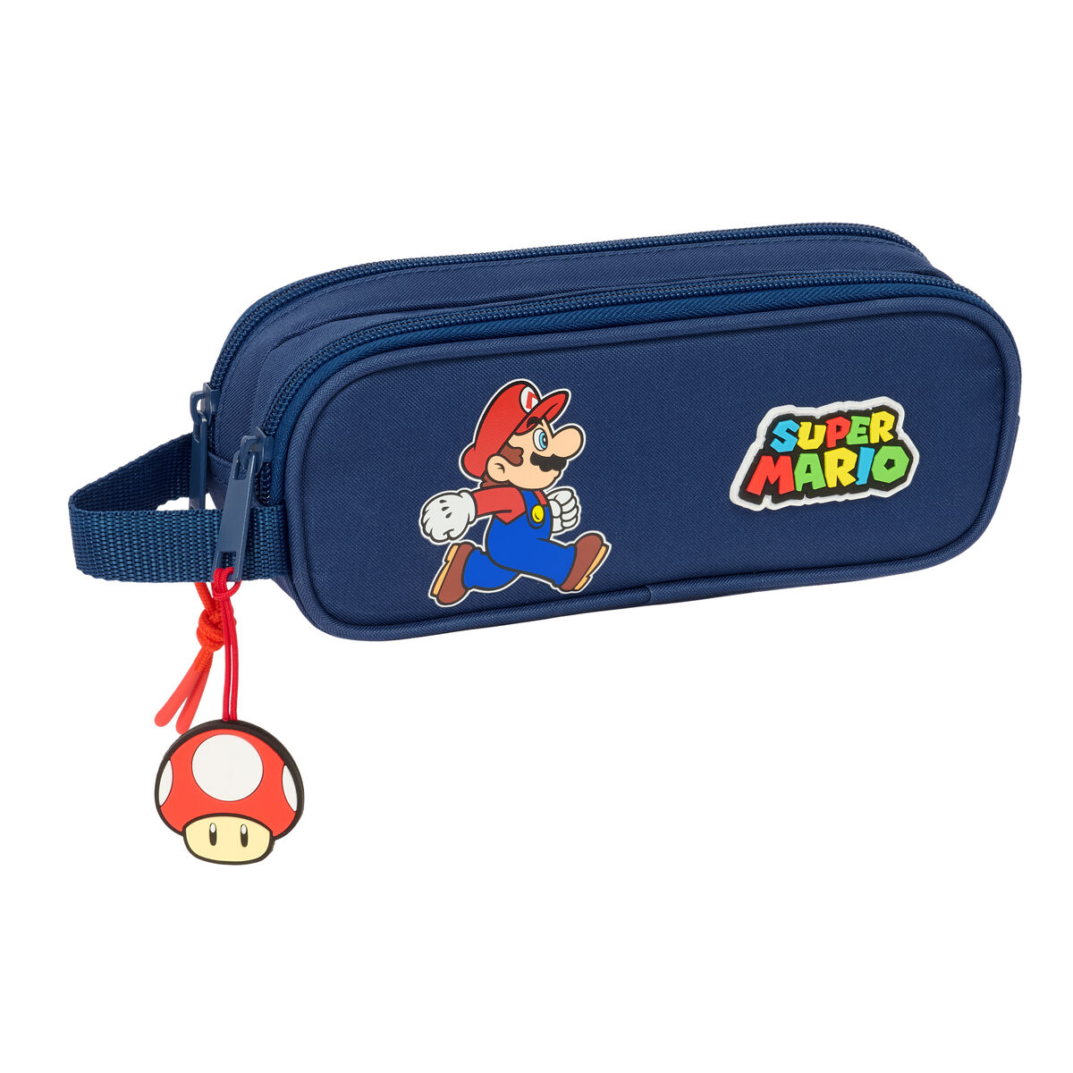 Dubbel bär-allt Super Mario Trick Röd Mörkblå 21 x 8 x 6 cm