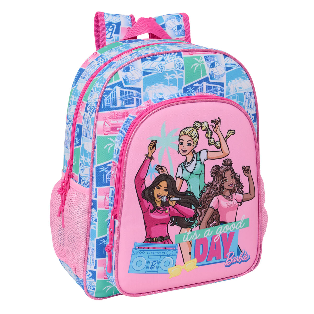 Skolryggsäck Barbie Multicolour 32 x 38 x 12 cm