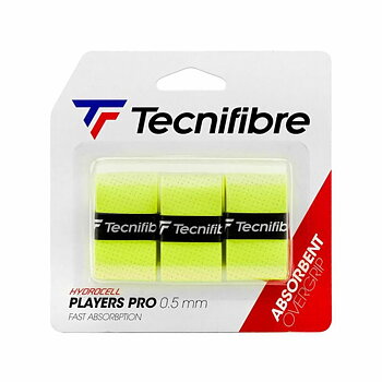 Grepplindor Tecnifibre Players Pro Neon Gul 3 antal