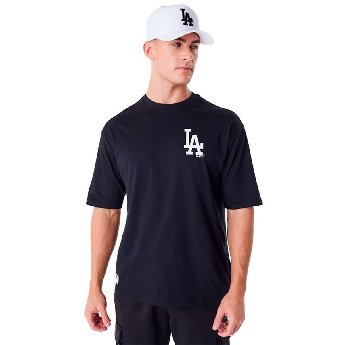 T-shirt med kortärm Herr New Era MLB Essential Svart
