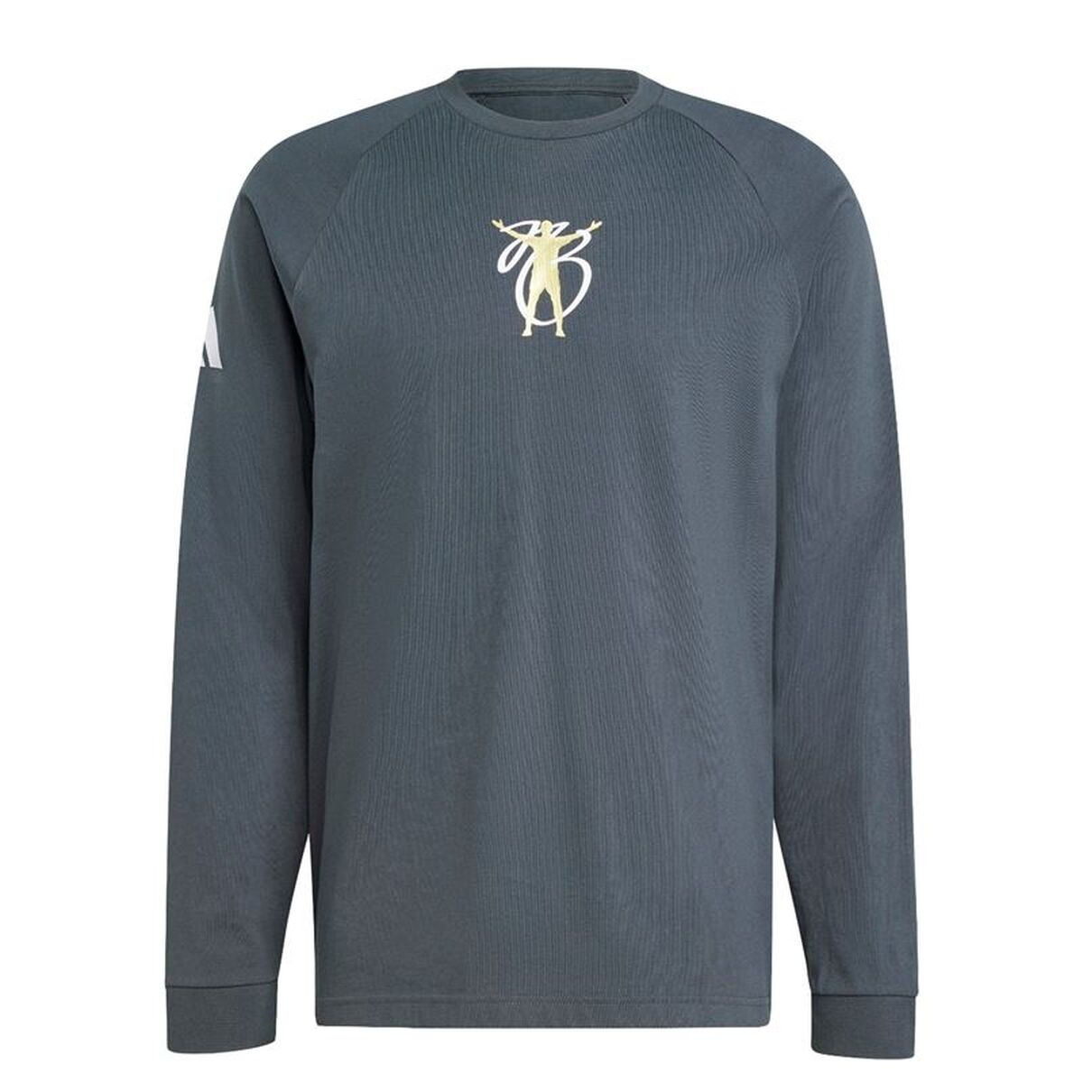 T-shirt med lång ärm Herr Adidas JM9351 Mörkgrå (XS)