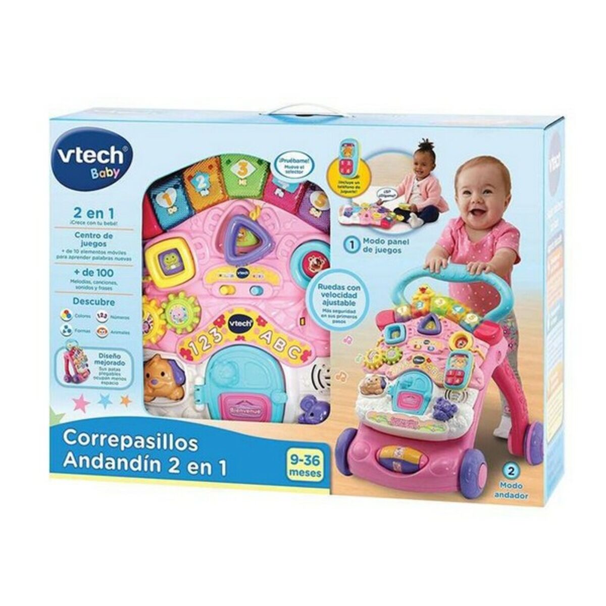 Gångram med hjul Vtech 3480-505657 - 2