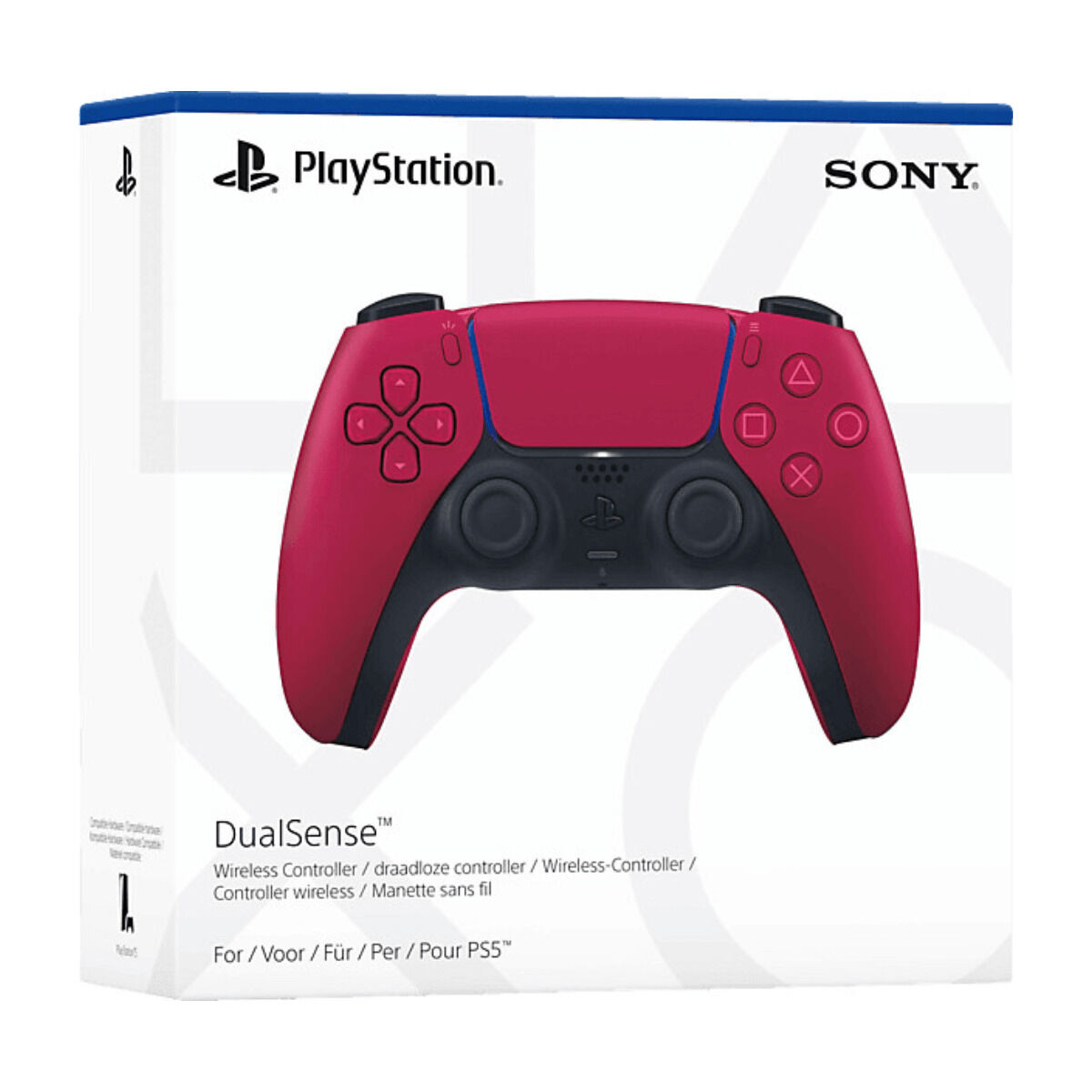 PS5 DualSense fjärrkontroll Sony 699521 Cosmic Red Röd