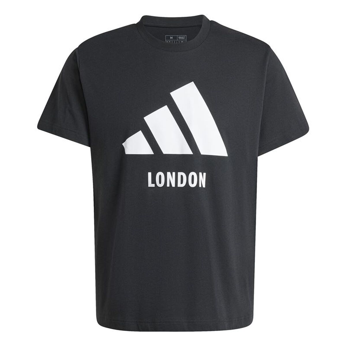 T-shirt med kortärm Herr Adidas London Svart