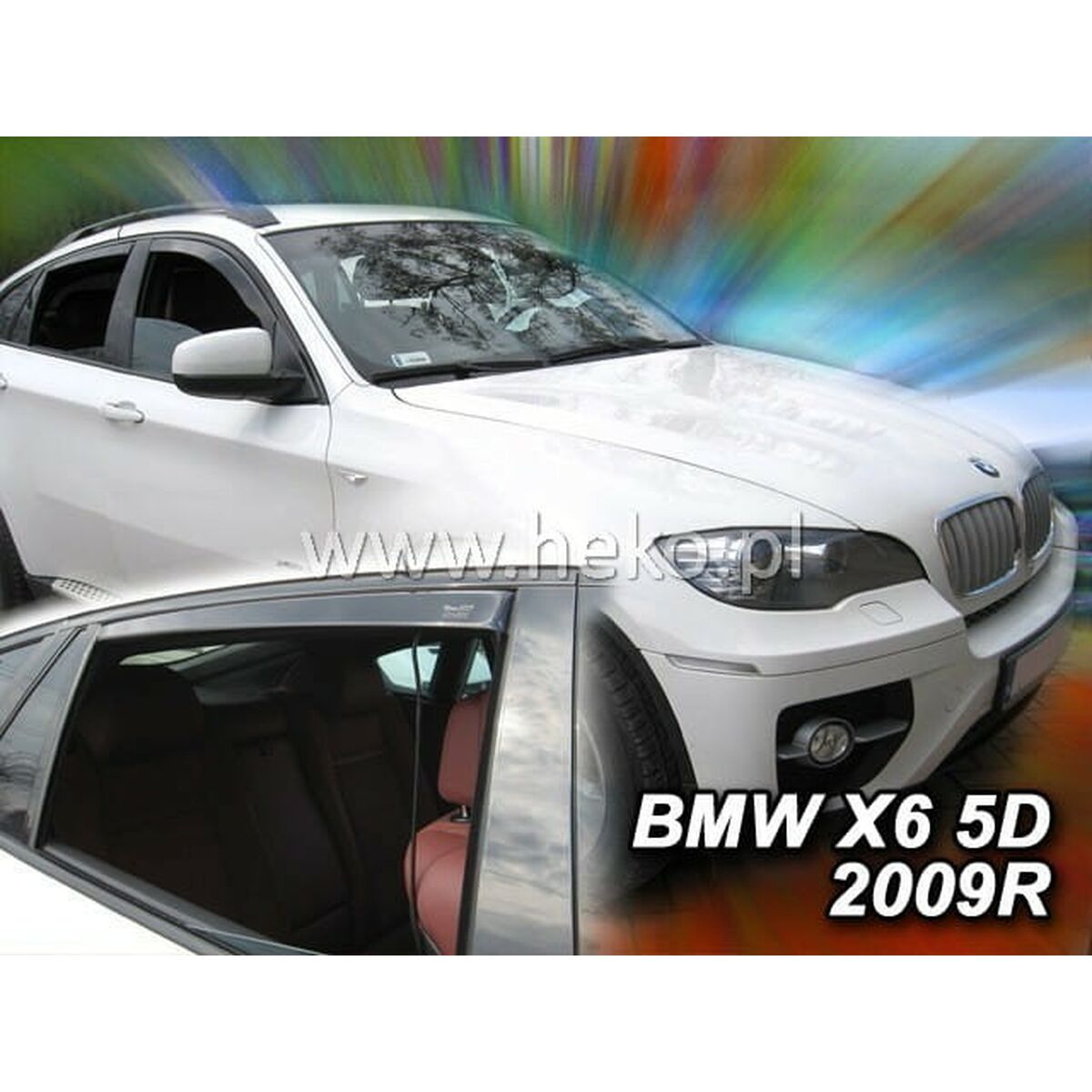 Vindavvisare HEKO HO11142 BMW X6 (E71) Bakre Framåt 4 Delar - 2