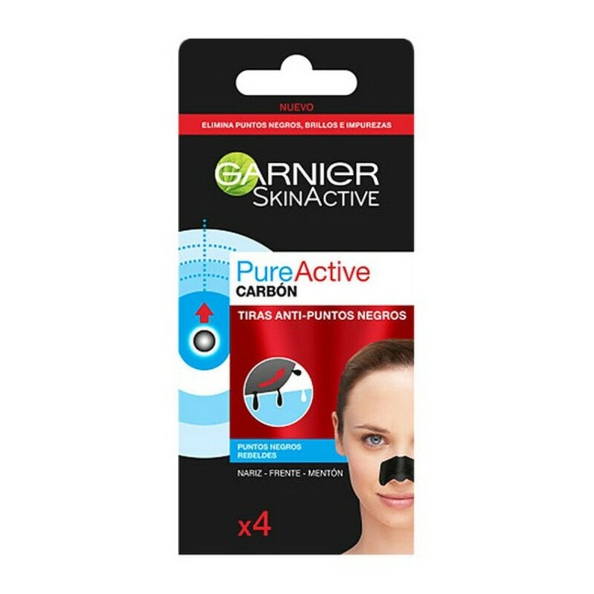 Porrengörande remsor Garnier Pure Active Carbon