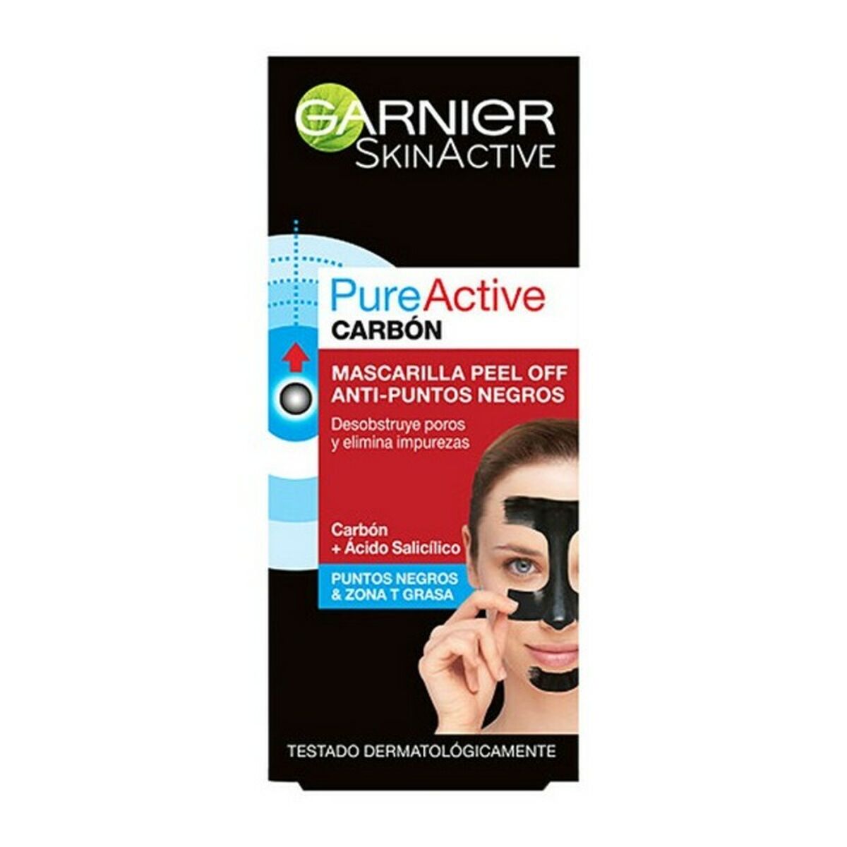 Porrengörande ansiktsmask Garnier Pure Active Carbon 50 ml