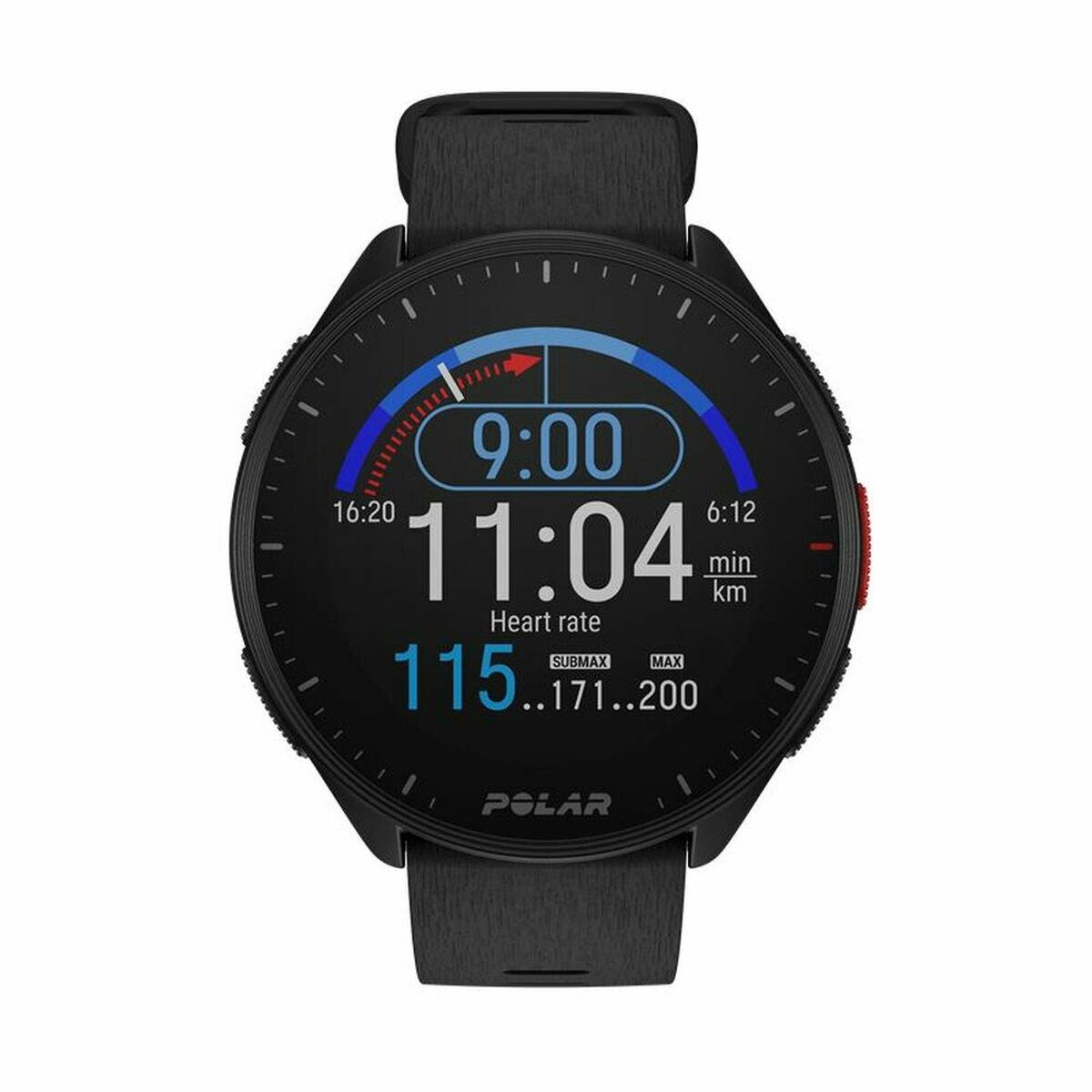 Smartwatch med stegräknare Polar Svart 1,2" Ø 45 mm - 3