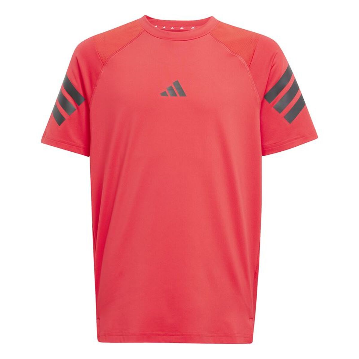 Barn T-shirt med kortärm Adidas All Sports Svart Röd