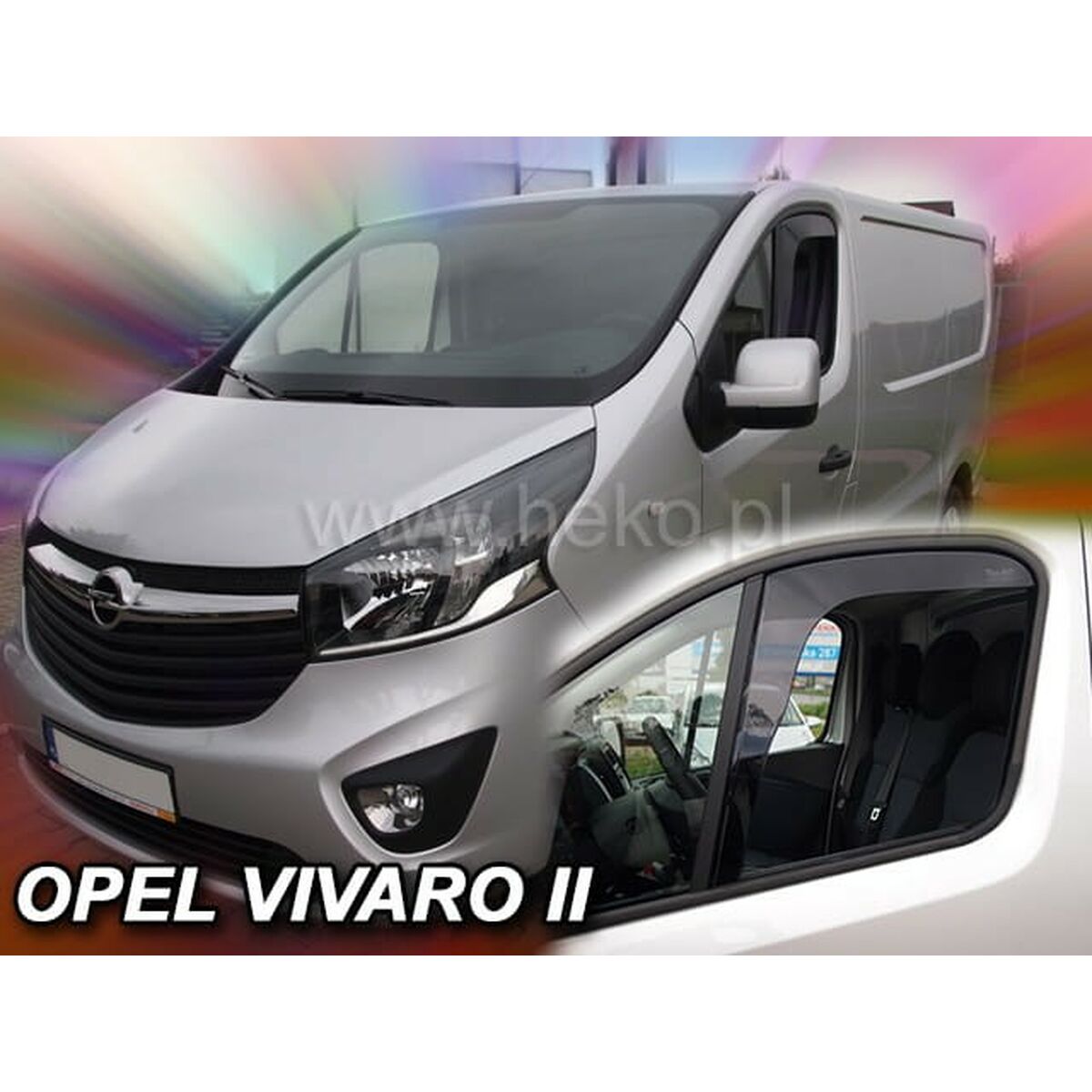 Vindavvisare HEKO HO27189 FIAT Talento renault trafic iii 2014 OPEL VIVARO Frontal 2 Delar - 2