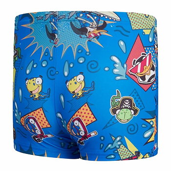Baddräkt Barn Speedo Digital Allover Aquashort Indigo