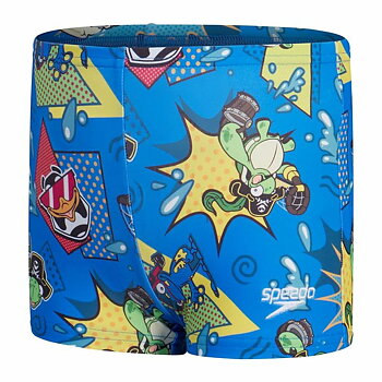 Baddräkt Barn Speedo Digital Allover Aquashort Indigo