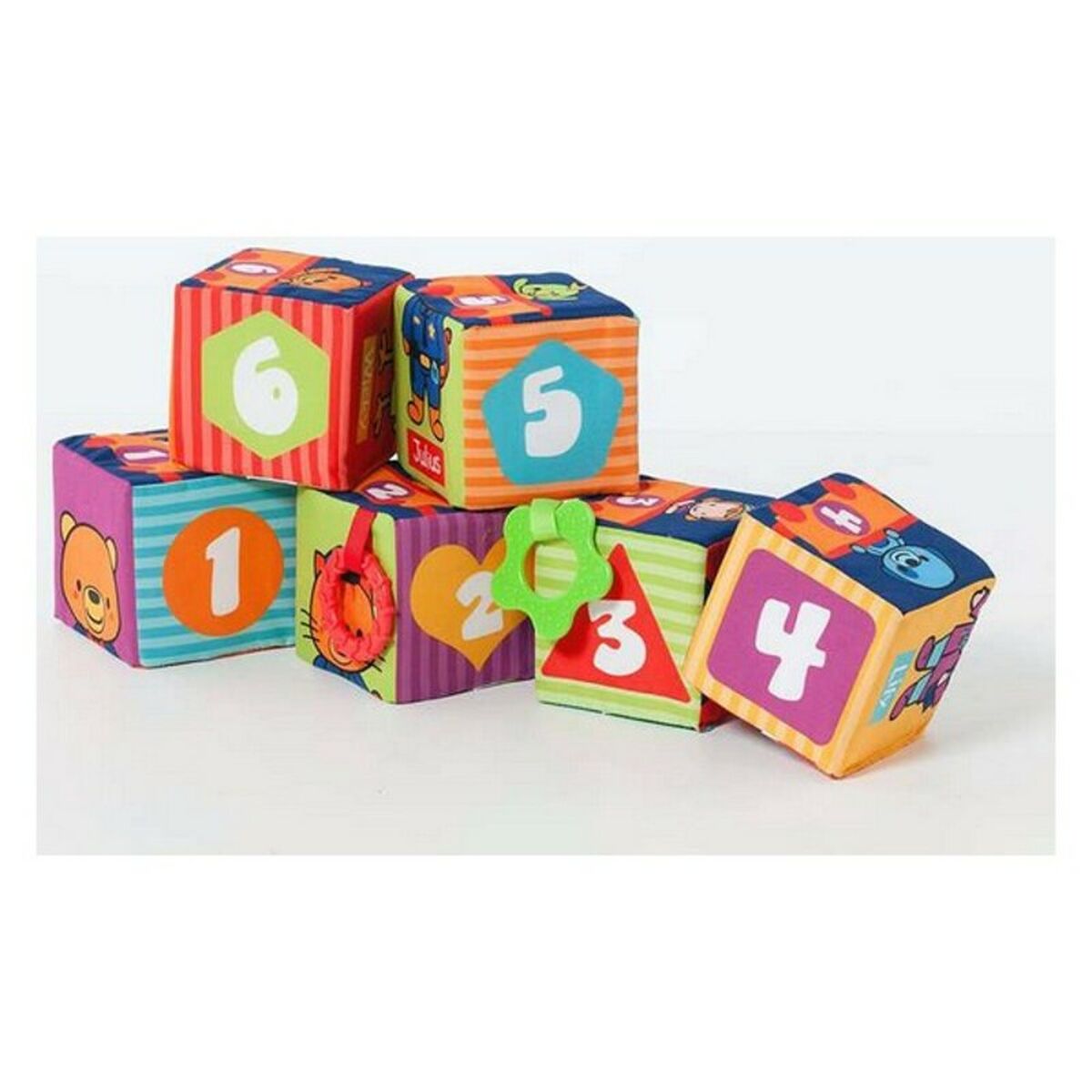 Mjuka klossar hjälper lärandet Moltó (6 pcs) - 3