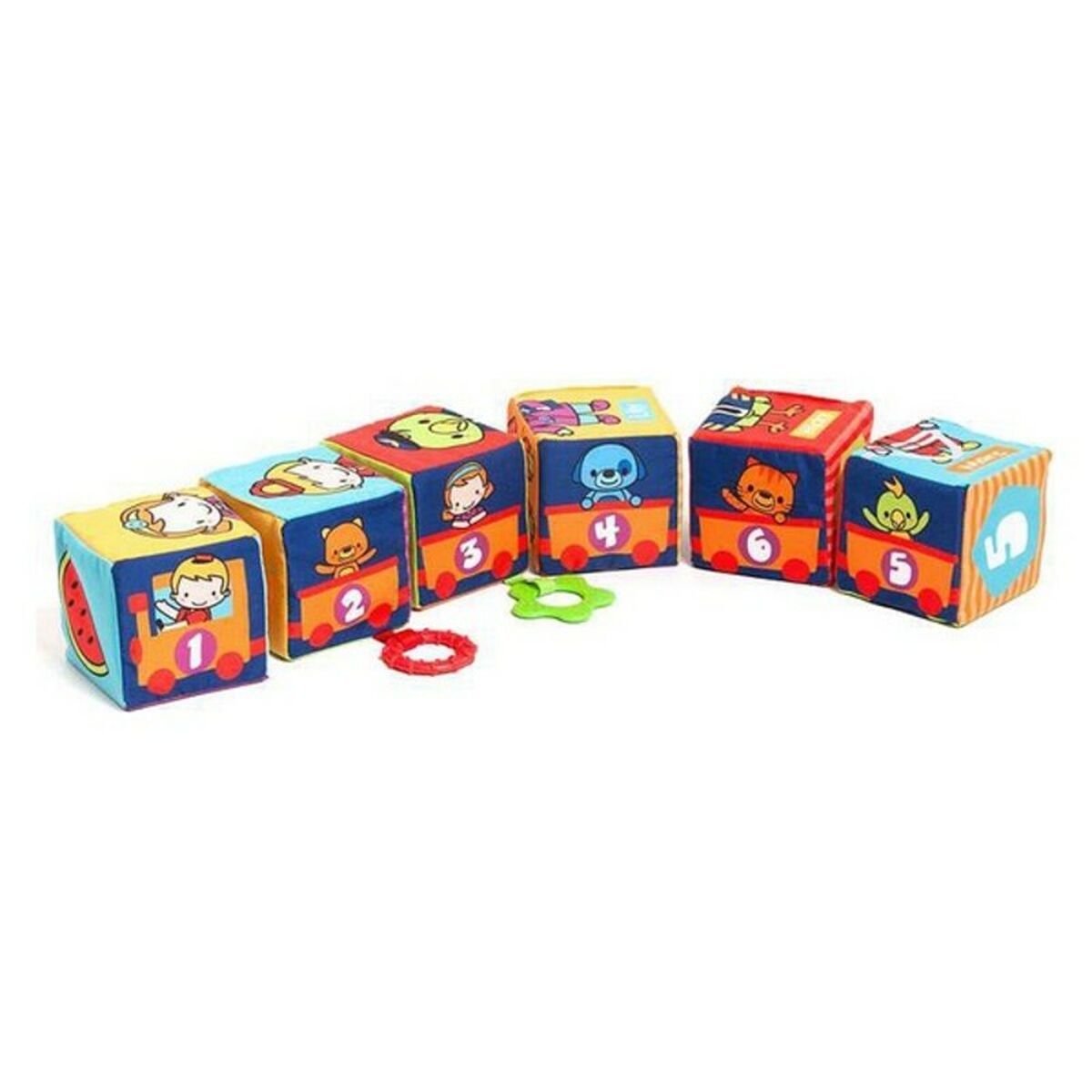 Mjuka klossar hjälper lärandet Moltó (6 pcs) - 2