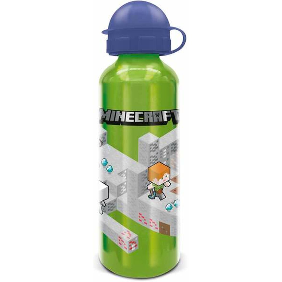 Flaska Minecraft 530 ml Aluminium