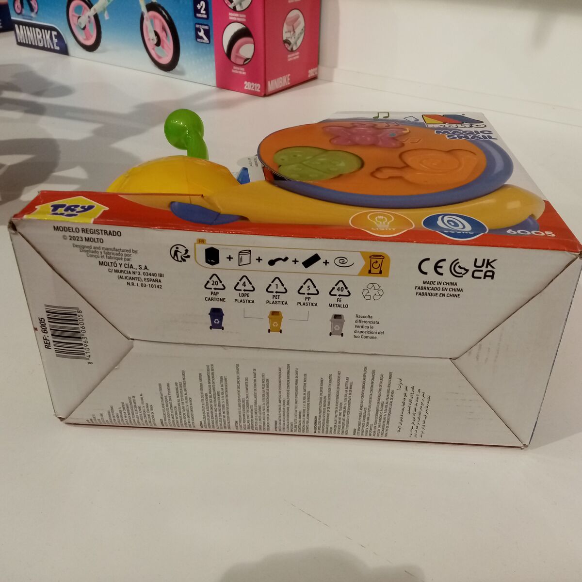 Musikalisk Leksak Moltó Snigel (1+ år) - 3
