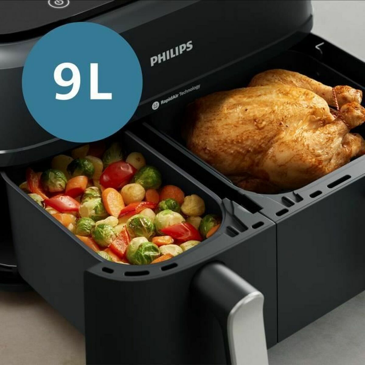 Luftfritös Philips Na351.00 Svart 9 L - 2