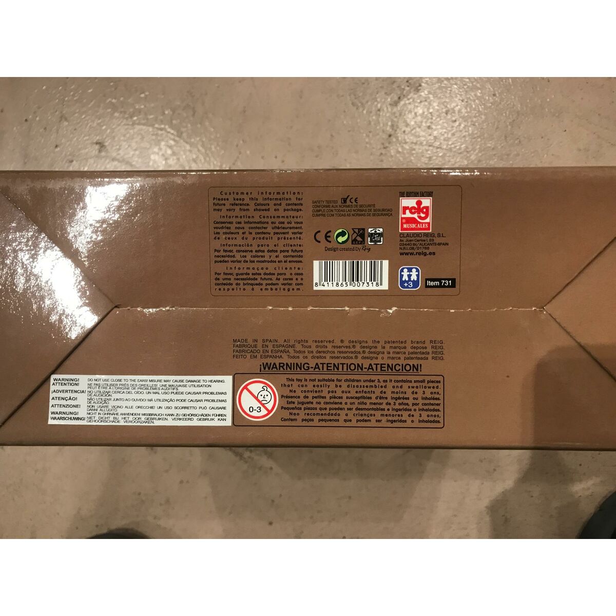 Musikalisk Leksak Reig REIG731 Plast - 2