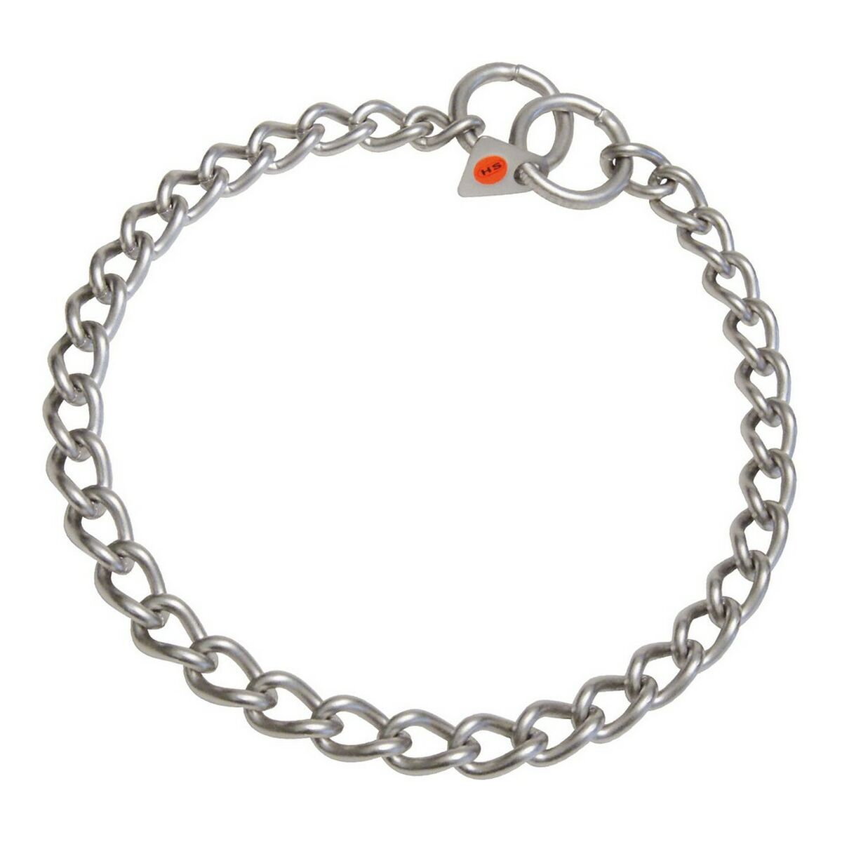 Hundhalsband Hs Sprenger Silvrig 3 mm Matt Länkar Vriden (60 cm)