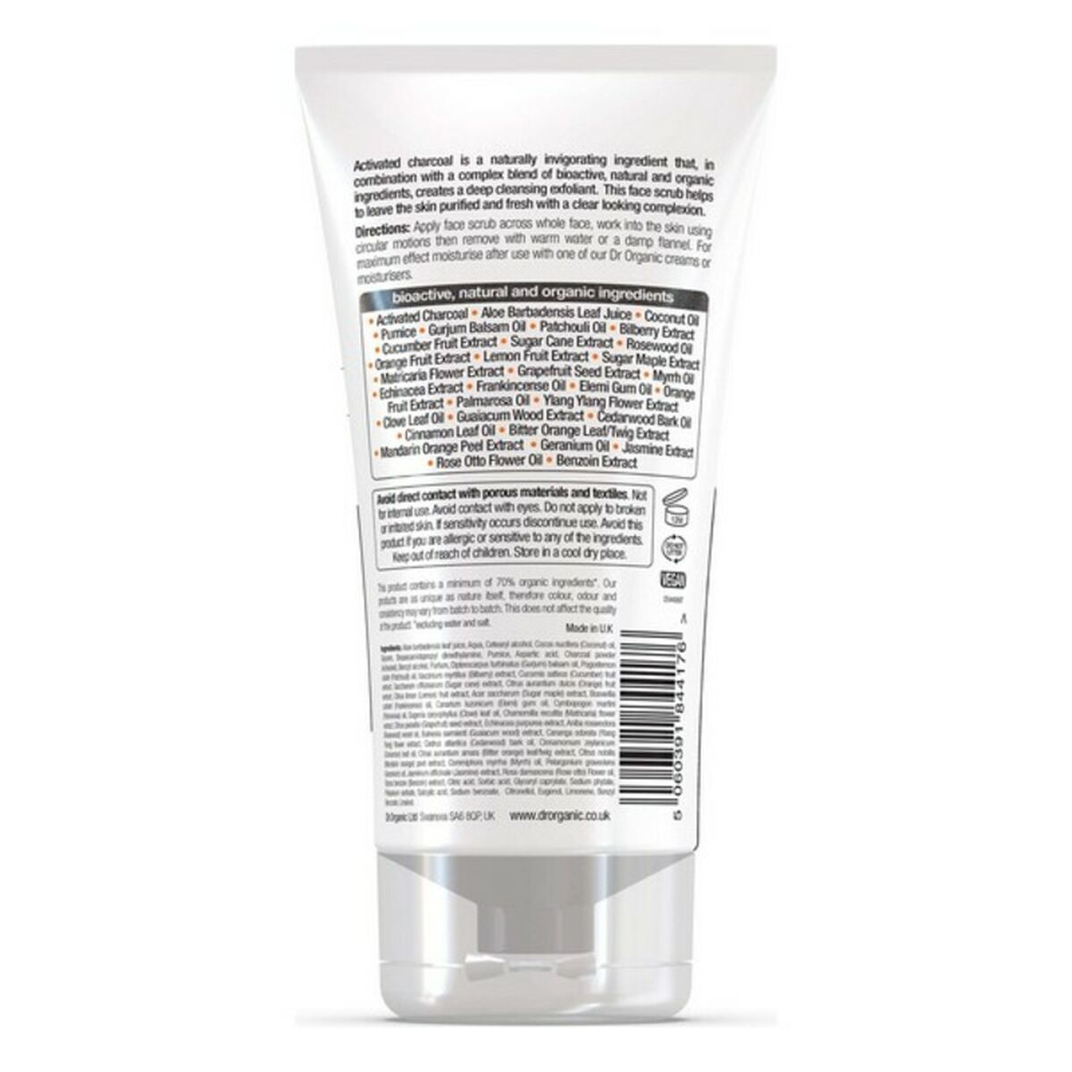 Ansiktsskrubb Dr.Organic DR00544 125 ml - 2