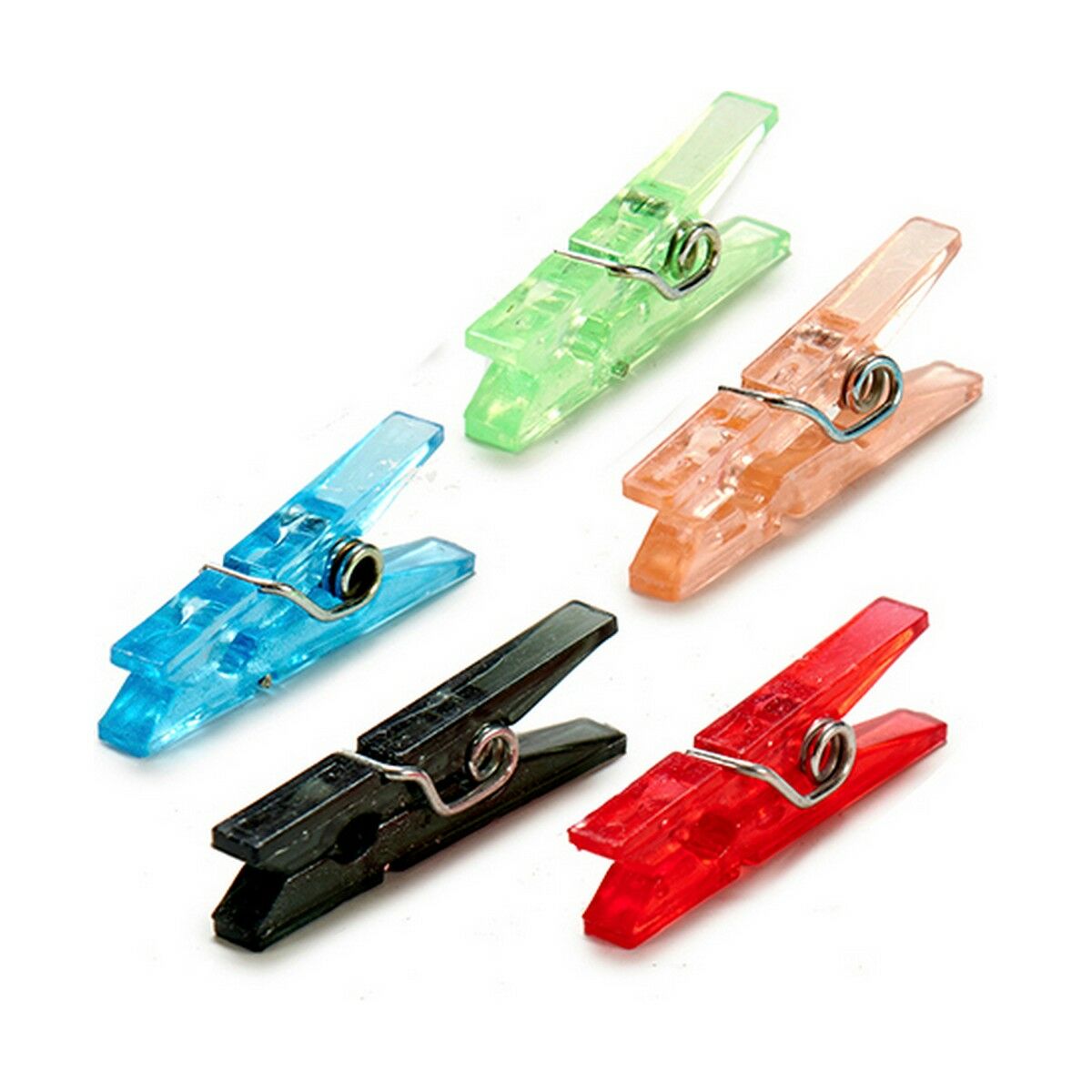 Klämmor Pincello Multicolour Plast (24 antal) - 3