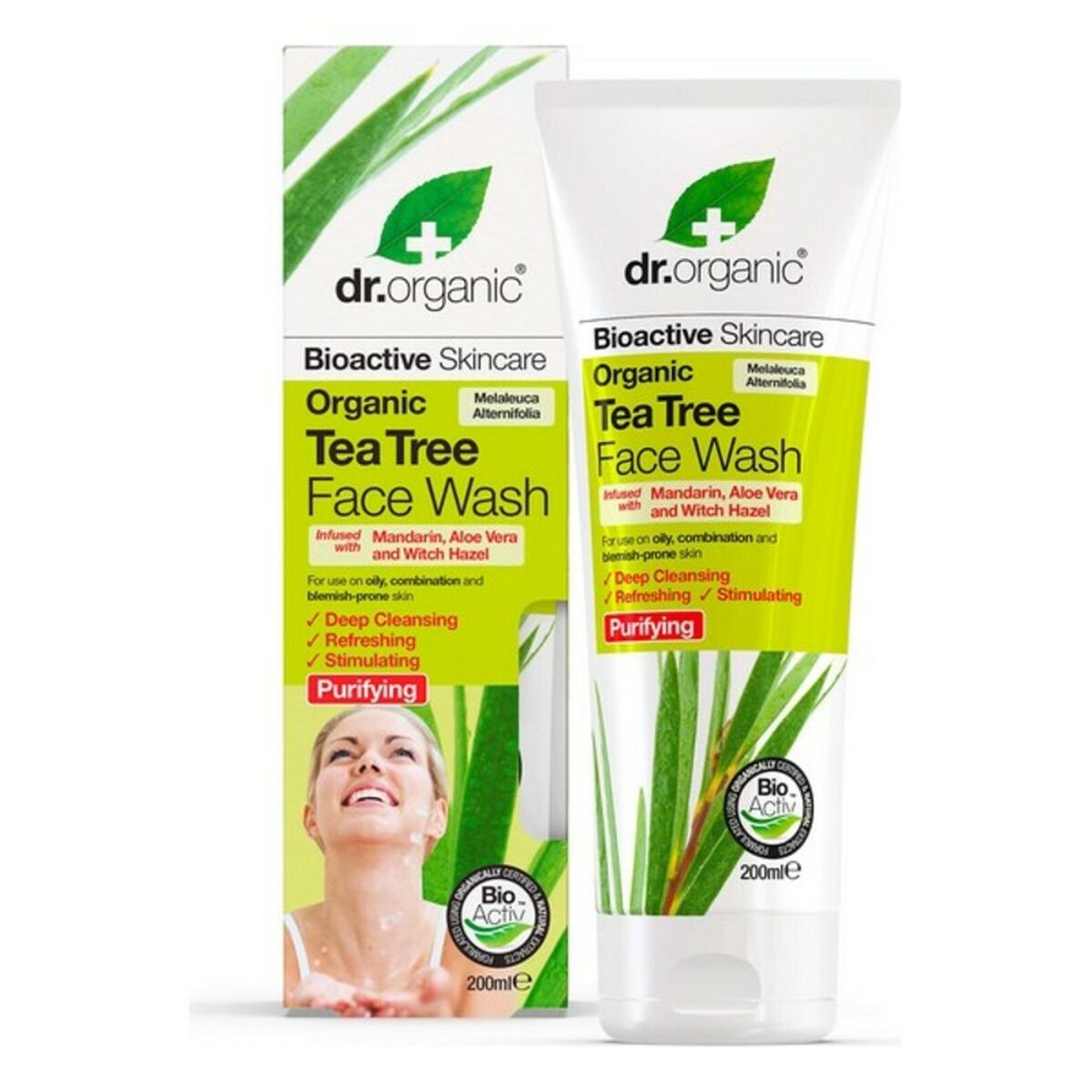 Rengörande ansiktsgel Dr.Organic DR00243 200 ml - 3