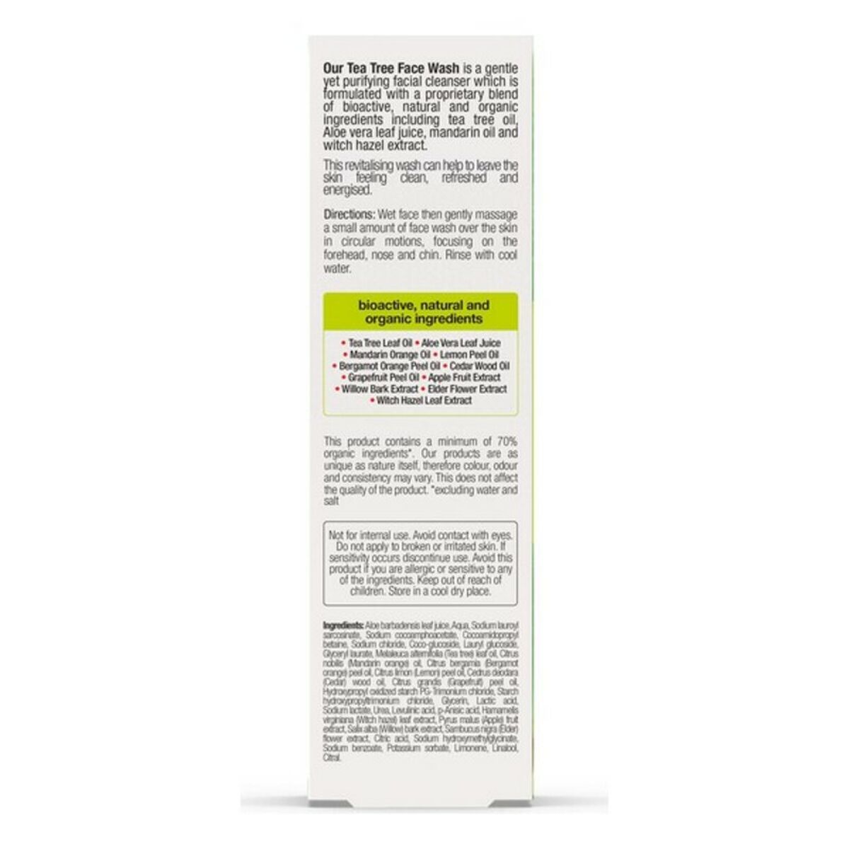 Rengörande ansiktsgel Dr.Organic DR00243 200 ml - 2