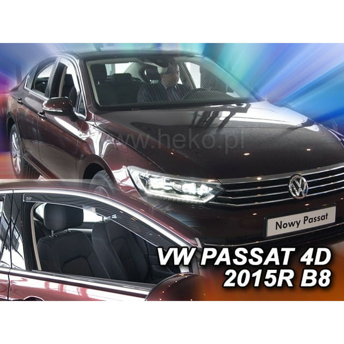 Vindavvisare HEKO HO31001 VOLKSWAGEN PASSAT (B8) SEDAN/VARIANT 2 Delar - 2