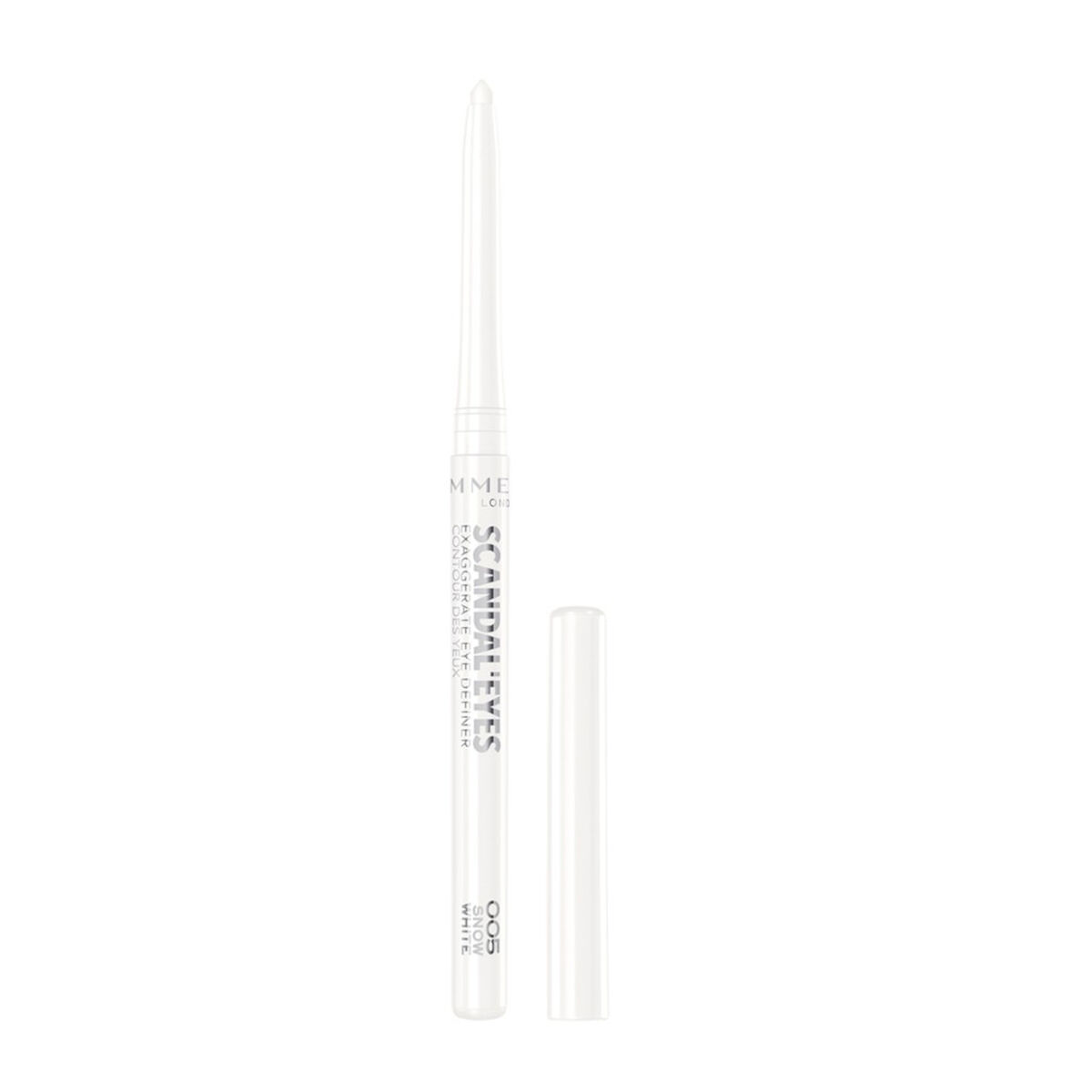 Ögonpenna Rimmel London Scandaleyes Automatic Vit 0,35 g Automatisk