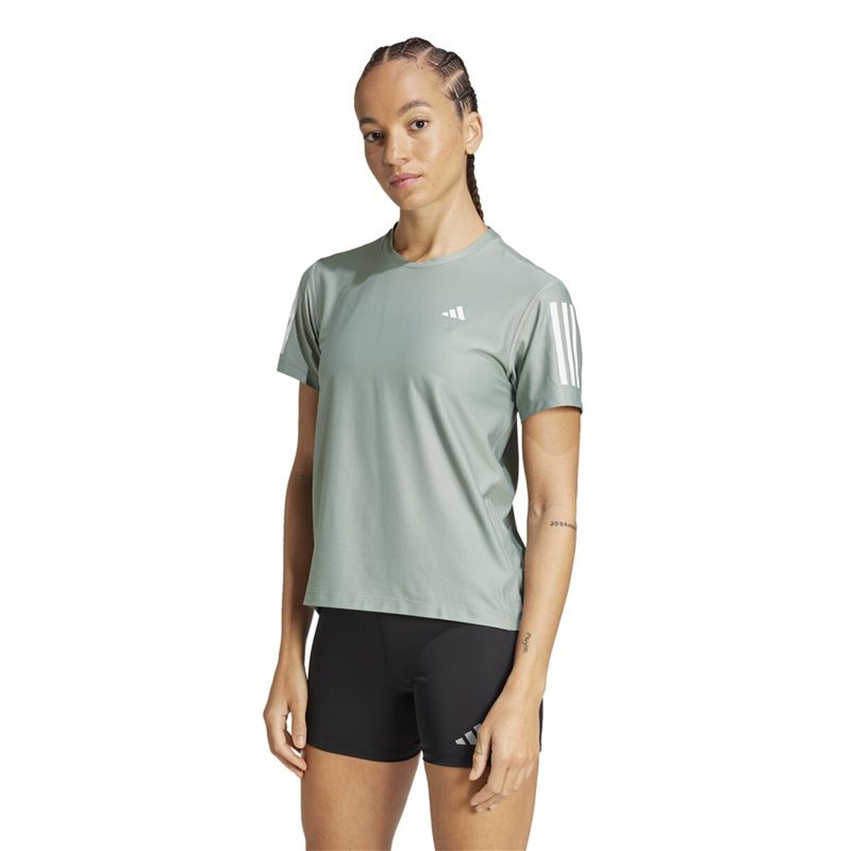 T-shirt med kortärm Dam Adidas JD6434 (M) - 2