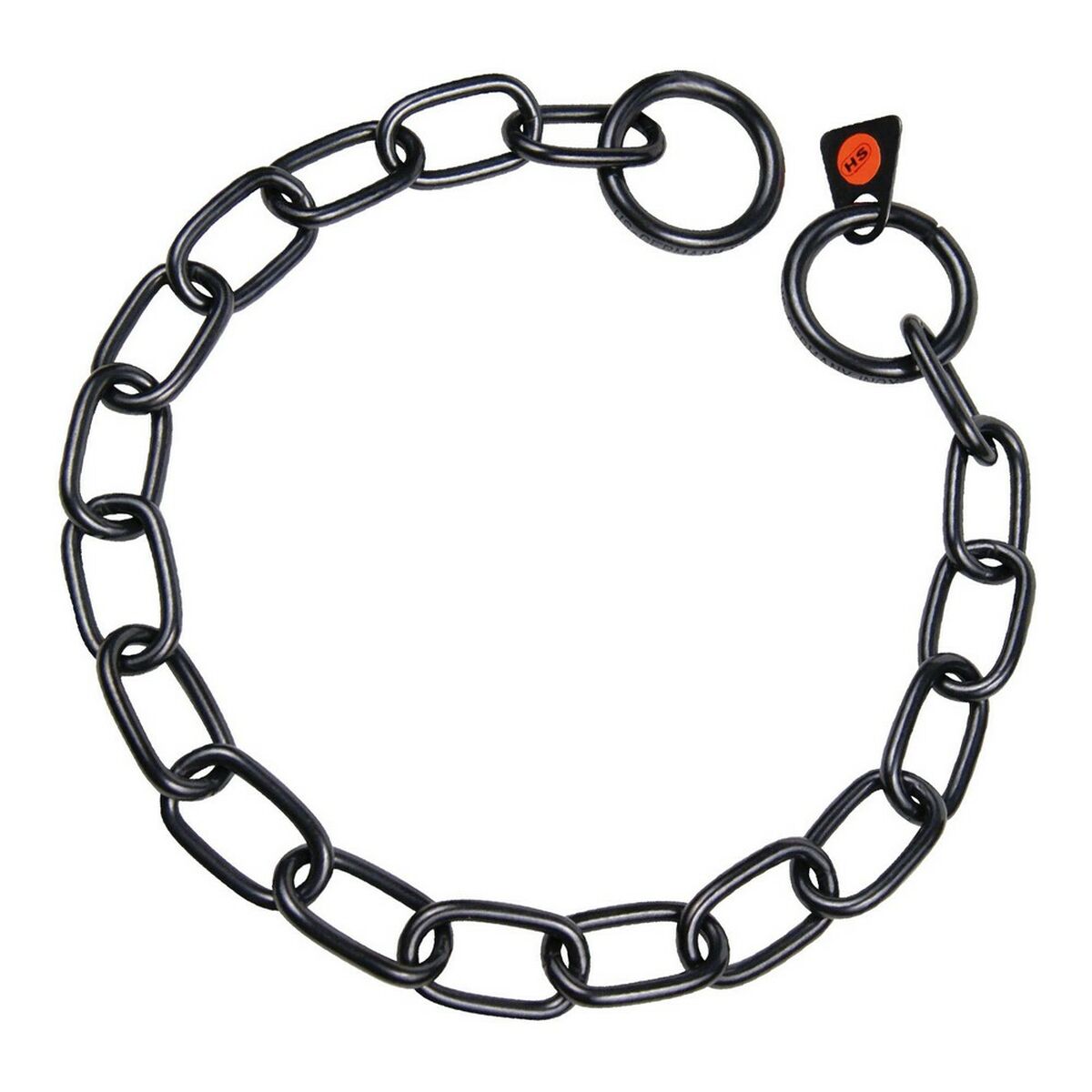 Hundhalsband Hs Sprenger Svart 3 mm Länkar Halvlånga (61 cm)