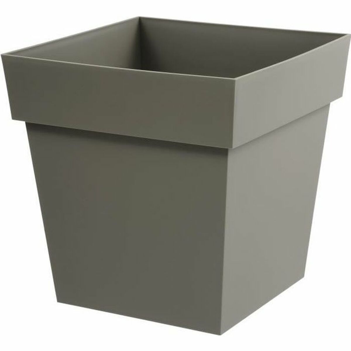 Kruka EDA Tuscan  Beige-brun (taupe) polypropen Fyrkantig 39 x 39 x 39 cm